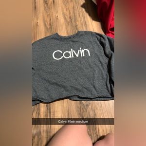 Calvin Klein cropped crewneck